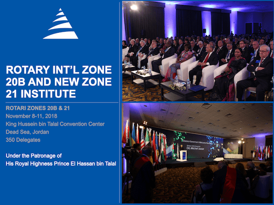 Rotary Int’l Zone 20b and new zone 21 institute