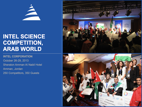 Intel Science Competition, Arab World