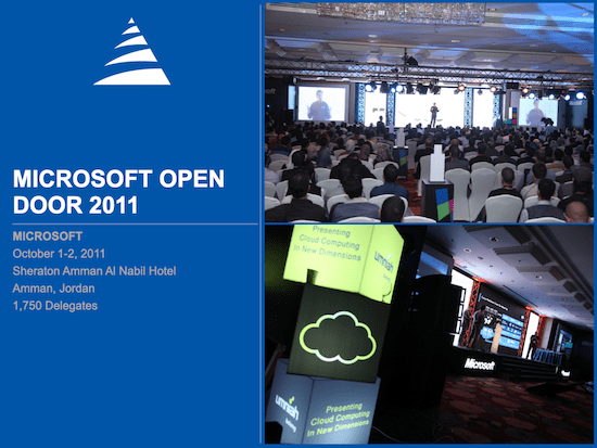 Microsoft Open Door 2011