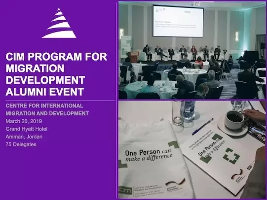 CIM Program for Migration Development Alumni Event