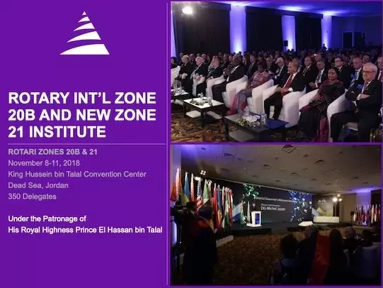 Rotary Int’l Zone 20B and New Zone 21 Institute