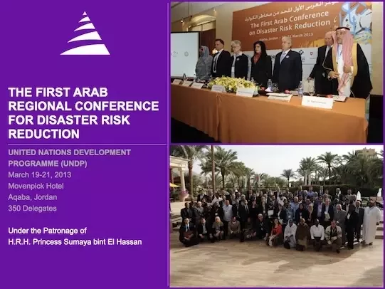 First Arab Regional Conference for Disaster Risk Reduction