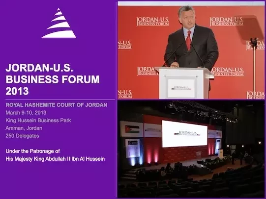 Jordan-U.S. Business Forum 2013