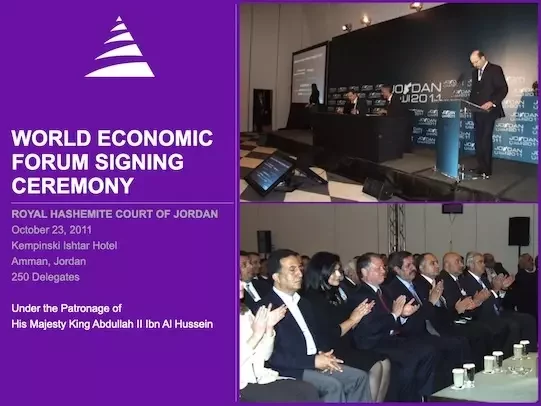 World Economic Forum Signing Ceremony