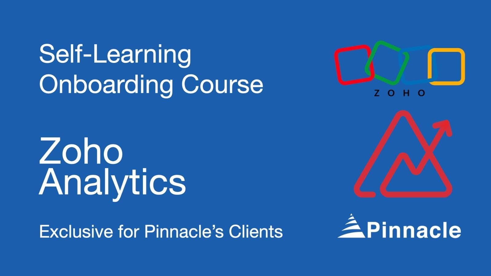 Zoho Analytics Self Learning Course
