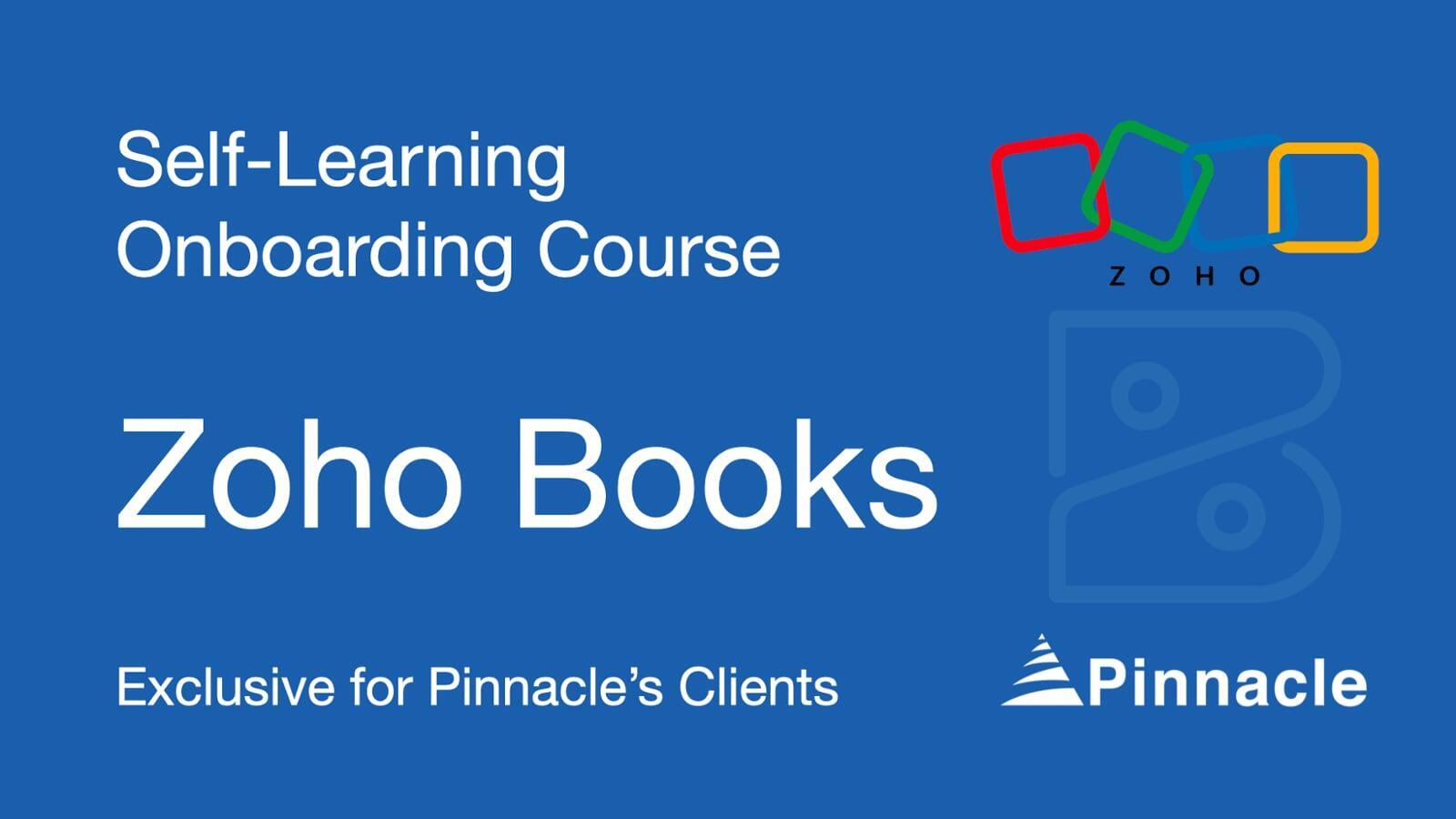 Zoho Books Self Learning Course