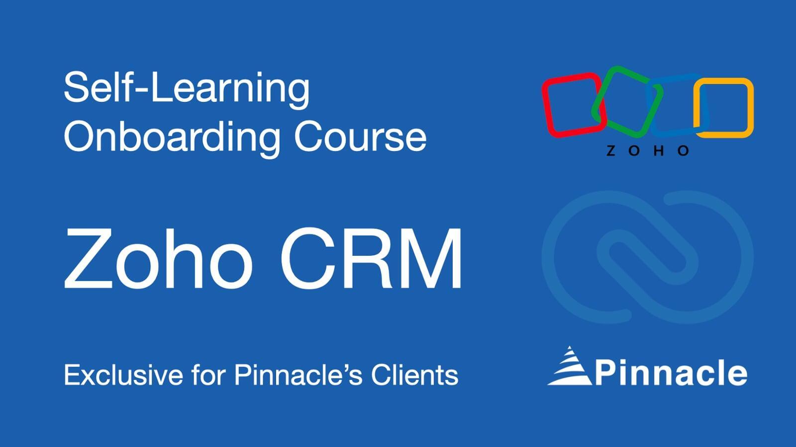 Zoho CRM Self Learning Course