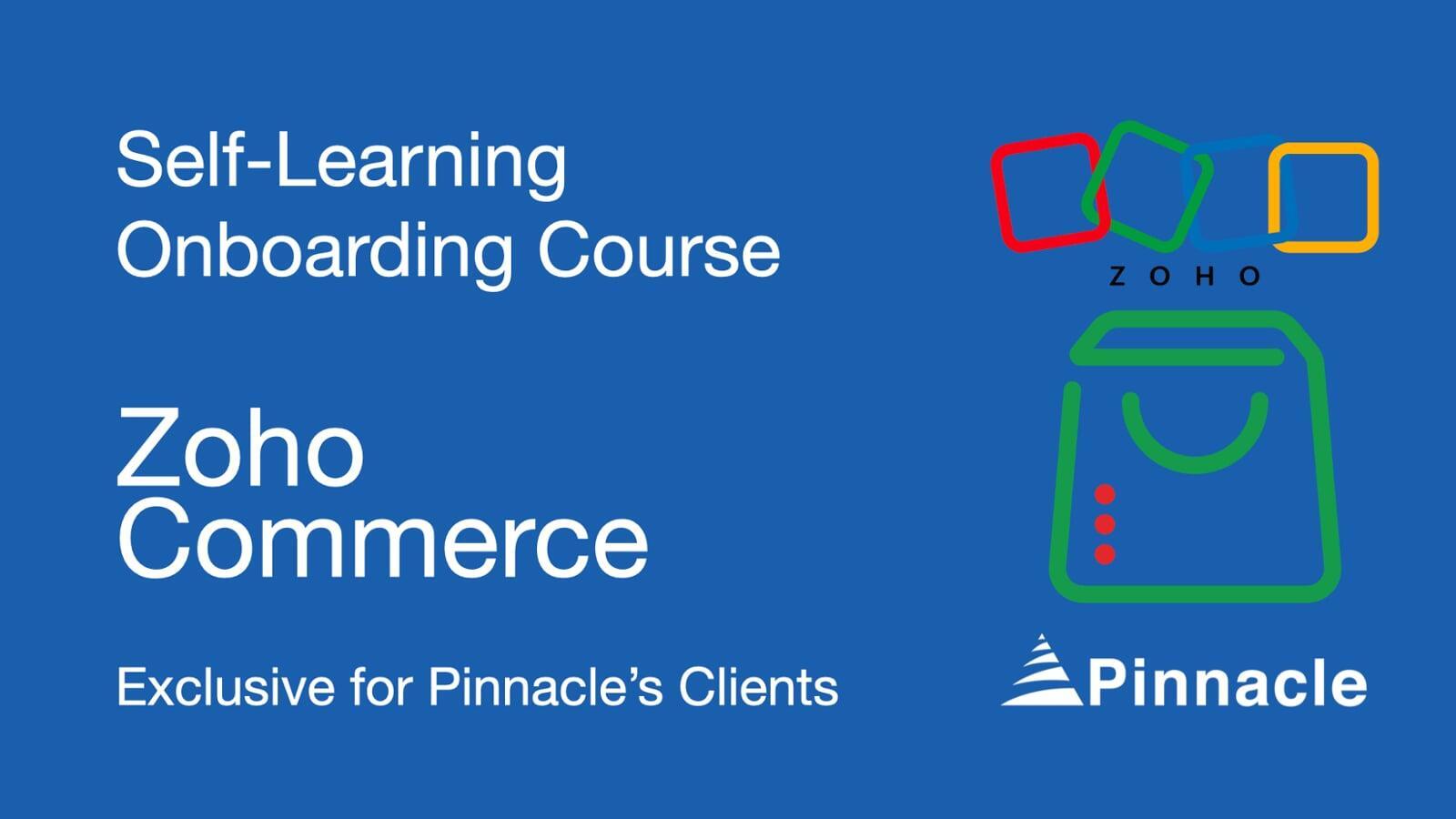 Zoho Commerce Self Learning Course