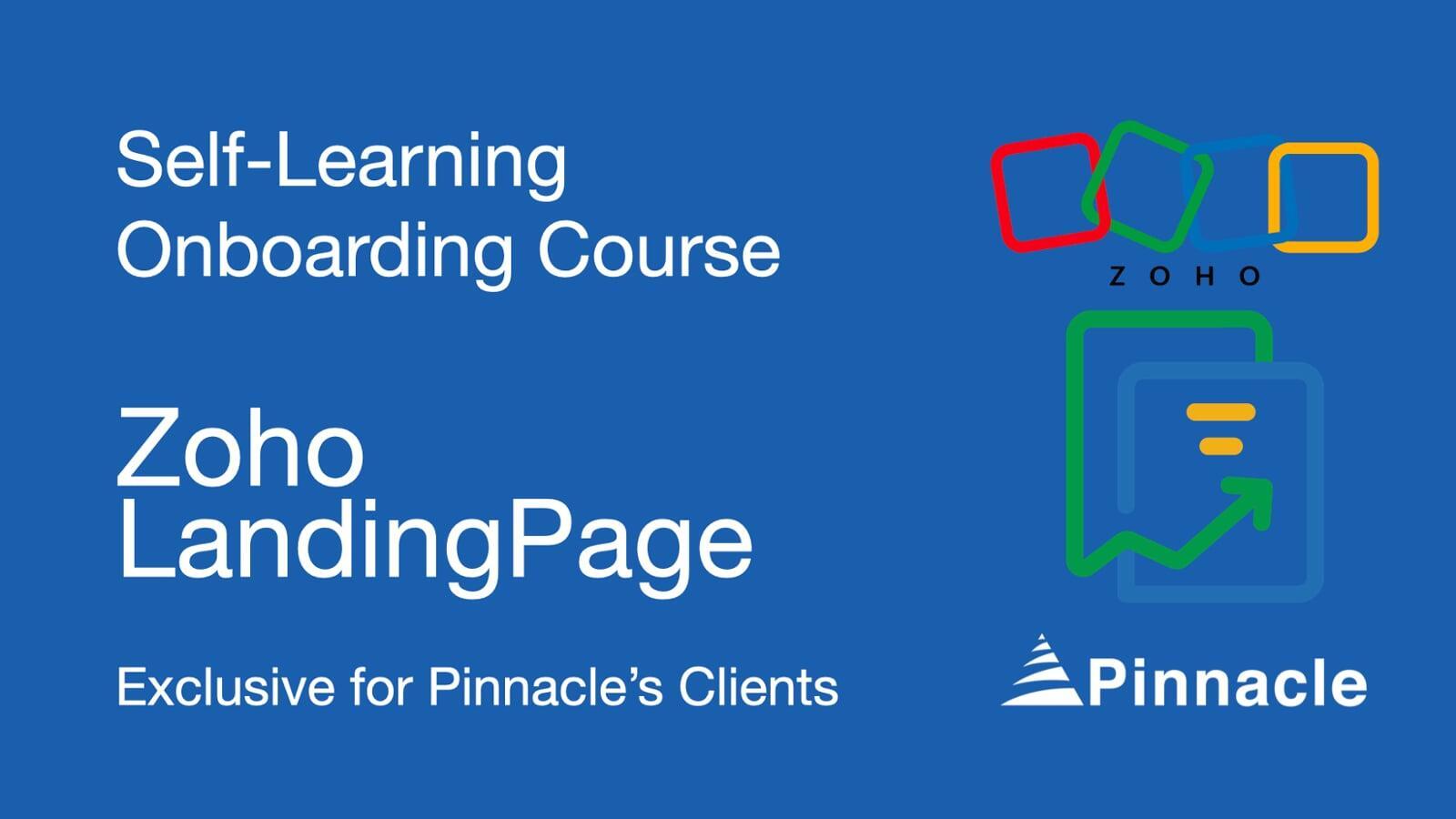 About Zoho LandingPage