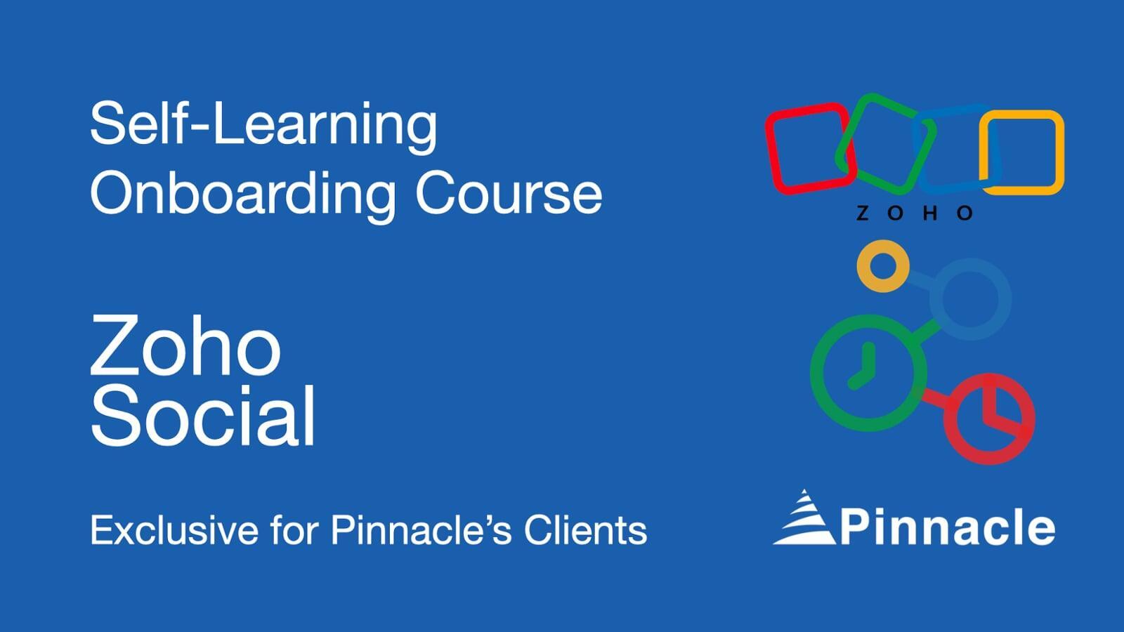 Zoho Social Self Learning Course
