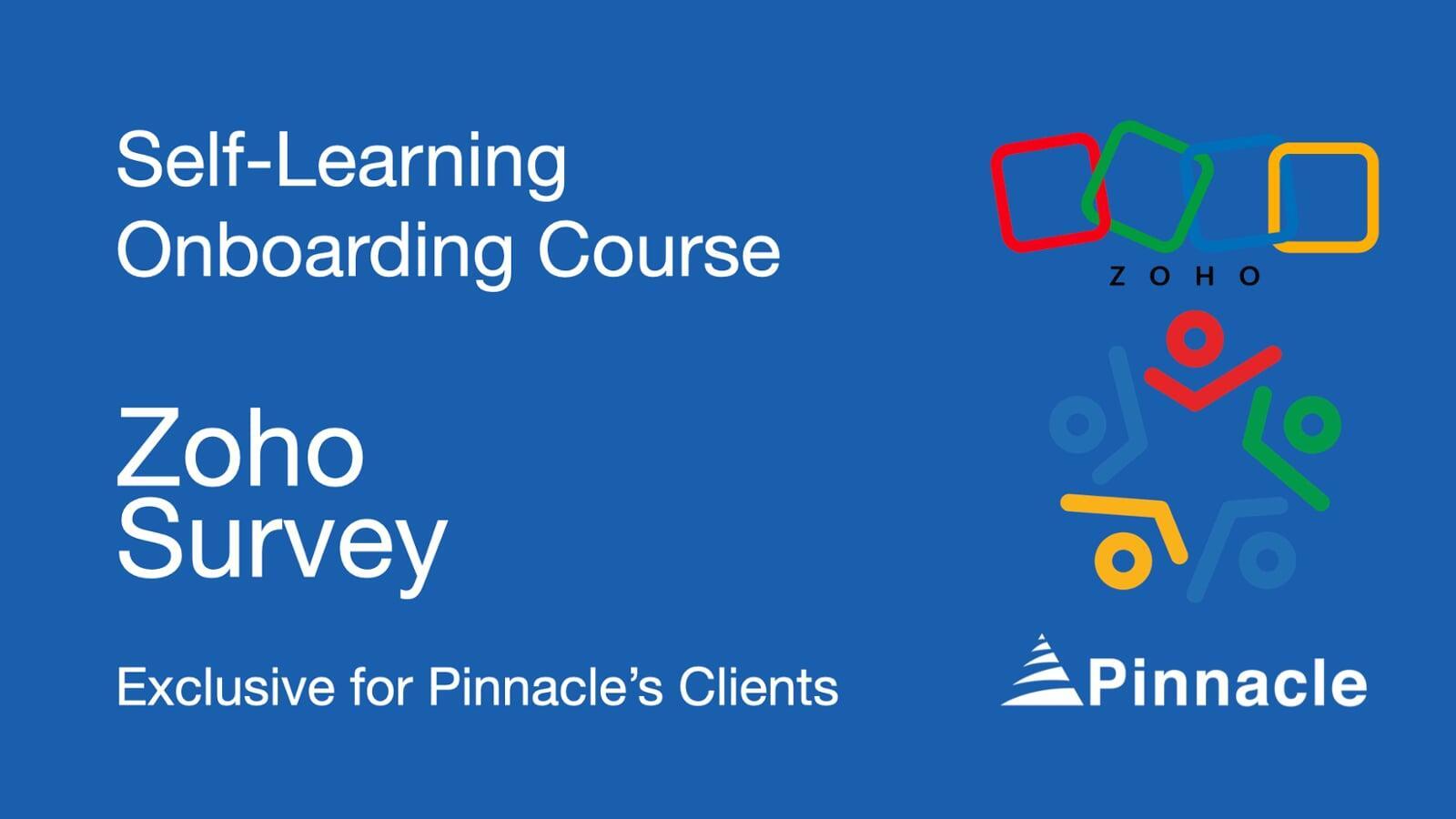Zoho Survey Self Learning Course
