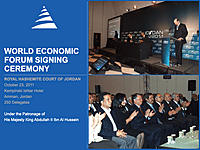 World Economic Forum Signing Ceremony