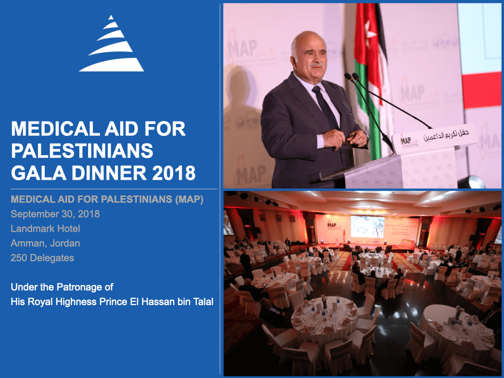 Medical Aid for Palestinians Gala Dinner 2018